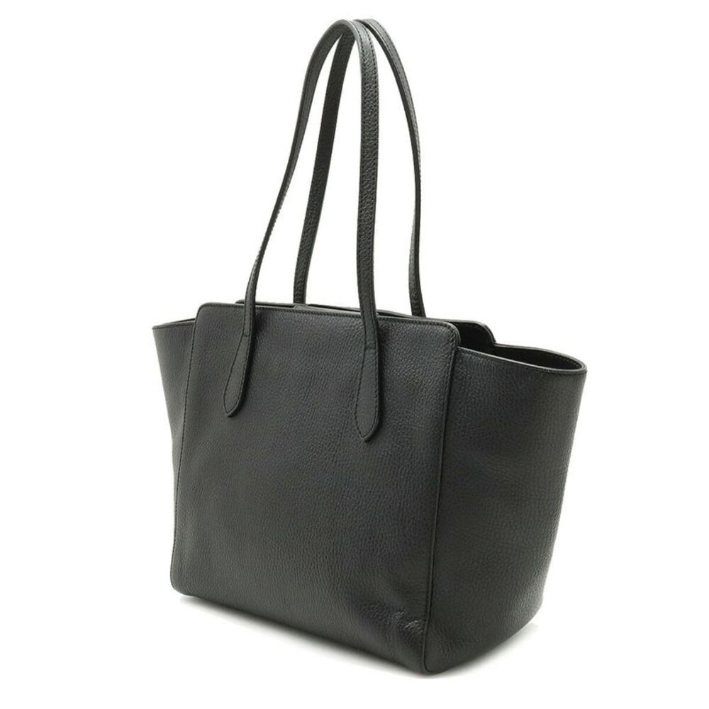 Gucci Swing Black Leather Tote Bag (Pre-Owned) - Picture 2 of 7